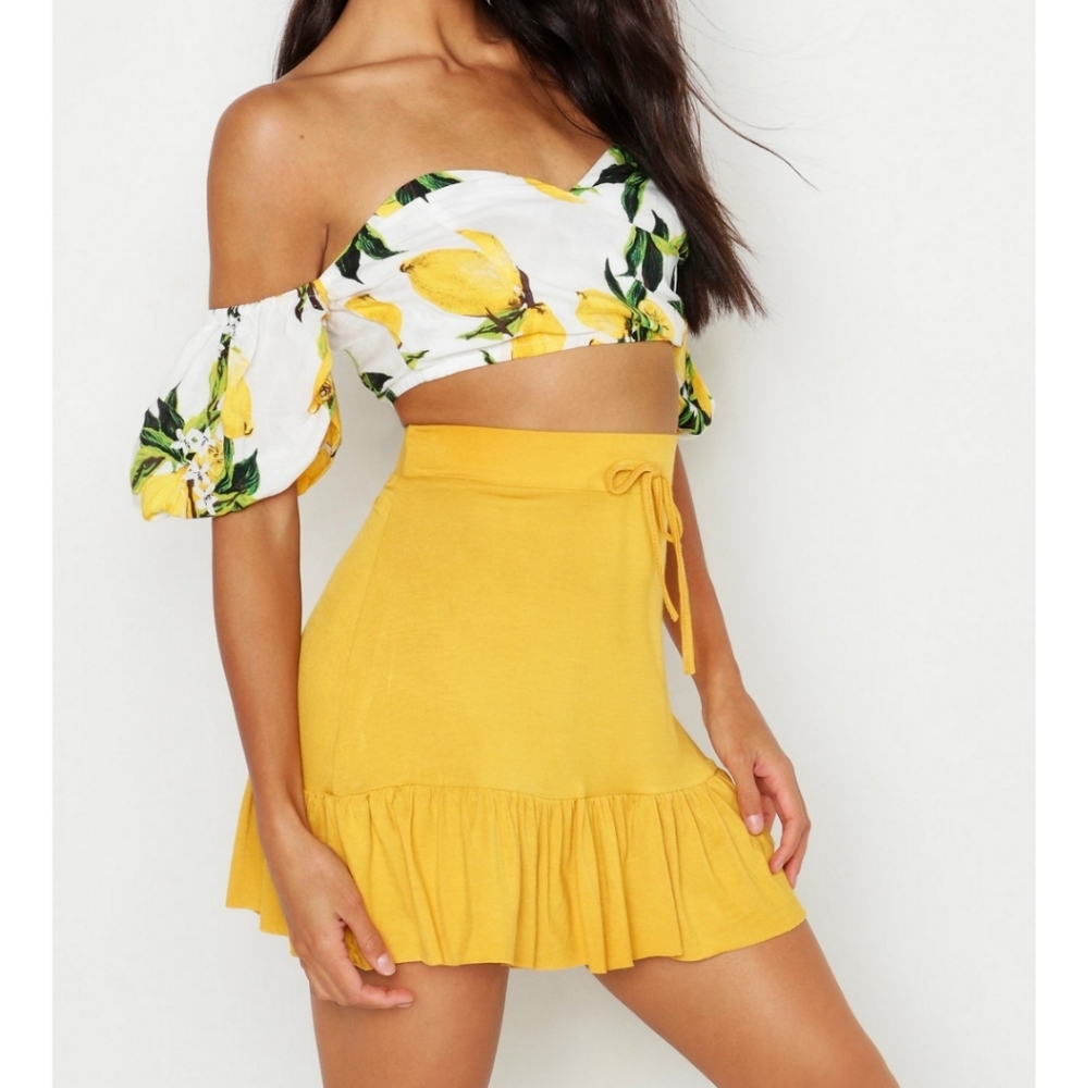 Tiered Mini Skirt